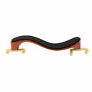 Violin Shoulder Rest Fully Adjustable Support for Violin 3/4 4/4 Coffee Wooden