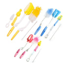 5Pcs Baby Milk Feeding Bottle Brush Handy Portable Nylon and Sponge Tube Cl