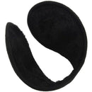 5X(Men Women Black Plush Pad Winter Warm Warmer Ear Muff Back Earmuffs O1M1)