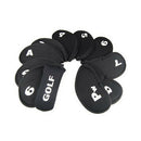 11pcs Golf Iron Club Set Putter Headcover Head Cover Case