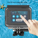 Metal Button 60m Underwater Waterproof Case Cover for GoPro HERO 8 Sport Camera