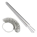 Metal Ring Stick Measuring Tool Mandrel A-Z Imperial Circle Finger Sizing