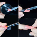 2PCS DIY Acrylic UV Gel Hair Nail Art Polish Painting Brush Pen Manicure XAR