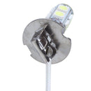 2PCS Car H3 Socket 9 White 5050-SMD LED Foglight Fog Light Lamp DC 12V