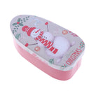 Christmas Mini Gift Package Tin Box Candy Baking Cookies Biscuit CaseS Ew