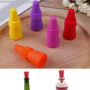 Wine Stopper Cork Bottle Plug Silicone Sealed Bottle Stopper Bar Accessories Bj