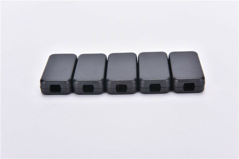 5pcs Electric Plastic Black Waterproof Case Project Junction Box 40*20*11mm Fh