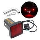 12-Led Brake Light Trailer Hitch Cover Fit Towing & Hauling 2 inch Standard