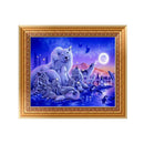 DIY 5D Diamond Embroidery Painting Cross Stitch Kit Tiger Animal Home Decor