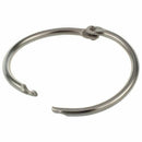 40 Pcs Staple Book Binder 45mm Outer Diameter Loose Leaf Ring Keychain H8S5