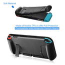 Black Protective TPU Case For NS Switch Grip Cover Shockproof Absorption F