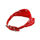 5X(Adjustable Pet Dog Cat Bandana Scarf Collar Small Size Red G4I2)