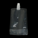 10X 200ml DIY Plastic Transparent Cruise Drinks Pocket Flask Suction Fresh BagJR