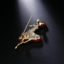 Women Ladies Brooches Pins Enamel Pins For Women Scarf Buckle Clips Girls L O9E3