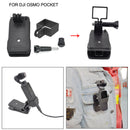 Expansion 1/4 inch Screw Adapter Bracket+Clip For DJI Osmo Pocket Gimbal Camera