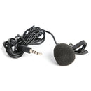 3.5mm Tie Clip Microphone Omnidirectional PC Phone Mini Wired Audio Mic A