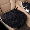 Winter Plush Anti Slip Car Seat Cover Pad Lattice  Auto Chair Cushion Black New