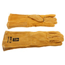 Pair Lightweight Tig Mig Welding Heat Resistant Work Gloves Cowhide leather