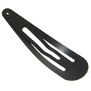 10 Pcs DIY Hairdressing Black Metal Hair Clips Hairclip 67mm x 19mm X6J5