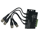 4CH Passive Video Balun Transceiver  Via Twisted Pairs BNC RJ45