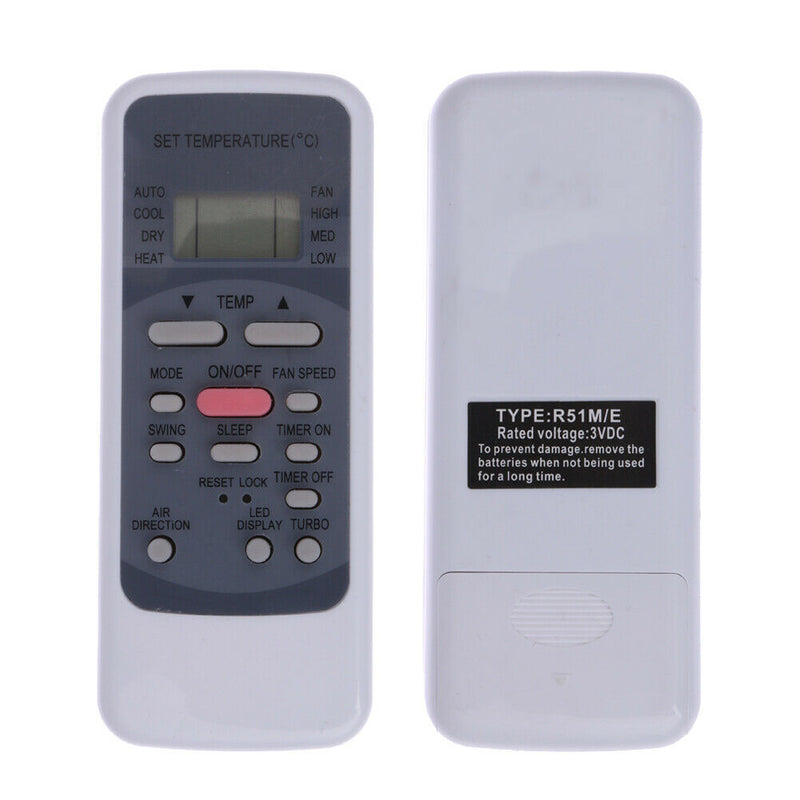 For Midea Split & Portable Air Conditioner Remote Control R51M/E for R51/E