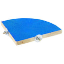 Wooden Small Animal Sector Stand Perch Hamster Guinea Pig Exercise Platform