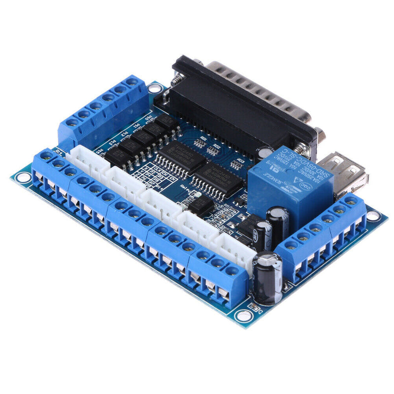 Mach3 CNC Stepping Motor Driver Interface Adapter Breakout Board +USB Cable