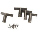 4Pcs Wooden Box Coner Furniture Hardware Cover Triangle Corners  BX