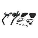 Lightweight Bike Aero Handlebars Road Racing Cycling Alloy TT Arm Rest Bars