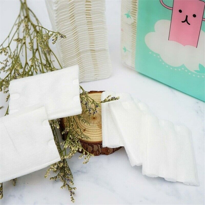 222Pcs Double Side 3 Layer Makeup Cotton Pads Sealed Cotton Puff Nail Art T I9V4