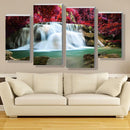 Modern Artwork Oil Painting Wall Decor Paint on Canvas Fairy Waterfall