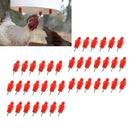 40 Pieces Automatic Poultry Nipples - Drinker Waterer for Chicken ducks Quail or