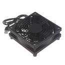 Router fan DIY PC Cooler TV Box Wireless Cooling  5V USB power 120mm fanB Bj