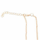 Ladies Armor Chic Chain Harness Double Ring to Wrist Bracelet - Golden