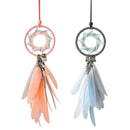 Feather Car Interior Decor Dream Catcher Beautiful Car Pendant Hanging Orna