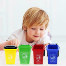 Kids Mini Trash Cans Storage Garbage Sorting Game Prop Puzzle Educational Toys