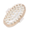 Hand-held wooden body brush massager cellulite reduction relieve tense musclBSE