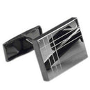 Classic Square Stripe Business Men'S Cufflinks Tie Clip Set Tie Pin Tie Bar W5V6