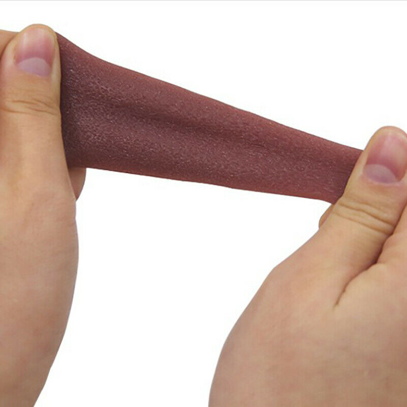 1pc horror funny tricks whole person false simulation tongue decompression toy3C