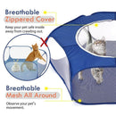 Small Animals Playpen Breathable & Waterproof Small Pet Cage Tent with ZippeZ9X2