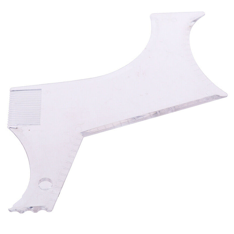 Men's Beard Combs Shaping Styling Template Comb Transparent for Hair Trim Be Gw