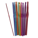 12x Metal Needles Crochet Hooks Set With Case Yarn Craft Kit Multicolor ran L9G8