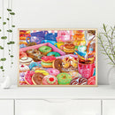 Colorful Donuts Full Drill Diamond Painting 5D Mosaic Picture Home Decor