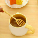 1pc Wood Wooden Heart Honey Dripper Dipper Drizzler S Pot Stir Honney Z8R3 S3A1