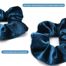 18pcs Velvet Elastic Scrunchies Hair Rubber Band Girls Ponytail Holder Hair Rope