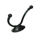 FBCHHB5-FB-C Ball End Coat and Hat Hook (5-Pack), Flat Black, 5-Pack