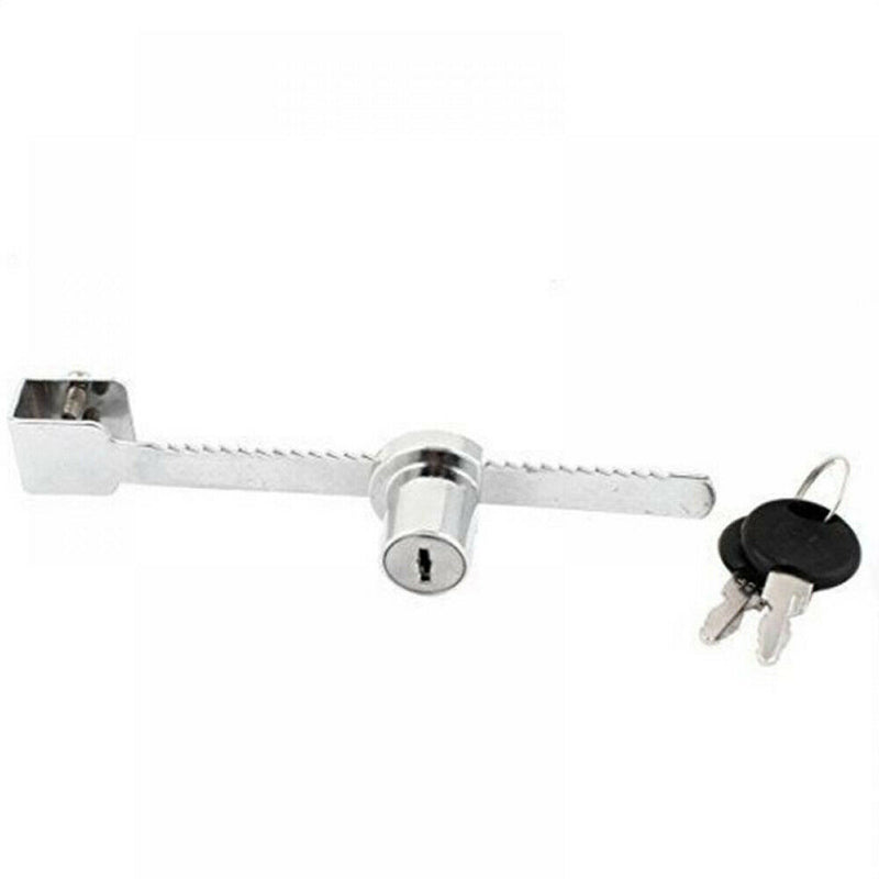 Lock+2Keys Glass Door Keyed Push Showcase Reptile Display Cabinet Sliding Intrig