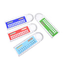 3in1 Mini Solar Power Calculator 10cm Long Magnifying glass with Ruler3cB