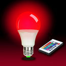 E27 5W LED Colour Changing Globe Bulbs Light Lamp Spot Light Bulb+Remote C DYE