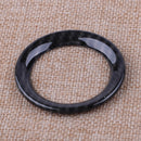 Carbon Fiber Style Door Stereo Speaker Trim Ring Fit For Grand Cherokee 2011-18